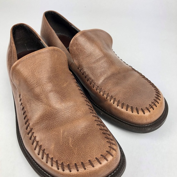 FRANCO SARTO Brown Leather Loafers main image 7